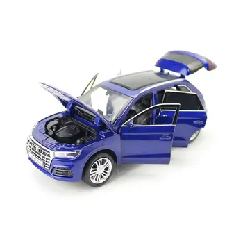 Naujas 1:32 Masto Audi Q5 Sport SUV Automobilio Traukti Atgal, Garso ir Šviesos Durų Diecast Žaislas Modelio Surinkimo Dovana V421