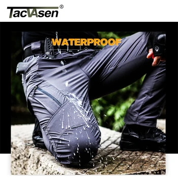 TACVASEN Vyrų Tactical Kelnes Vandeniui Vyrų Krovinių Kelnės Vasaros Quick Dry Kelnes Armijos Karinės Kovos Lauko Kelnės Žygis Kelnės
