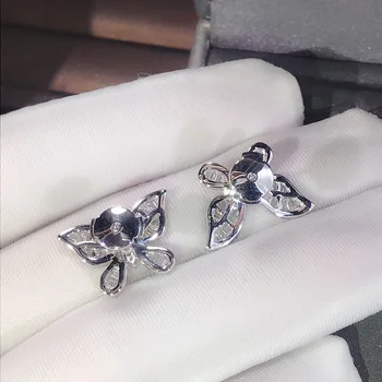 2021 naujos mados Drugelis Ausies Stud 925 sterlingas sidabro earing moterims lady jubiliejų dovana, juvelyriniai dirbiniai didmeninė moonso E5613