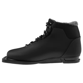 Slidinėjimo batai ŽYGĮ Skiing1 NN75 IR, juoda spalva, logotipas pilka