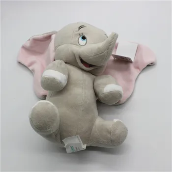 1piece 25cm=9.8 colių originalius baby Dumbo Dramblys Pliušiniai Žaislai Iškamšos, Minkšti Žaislai