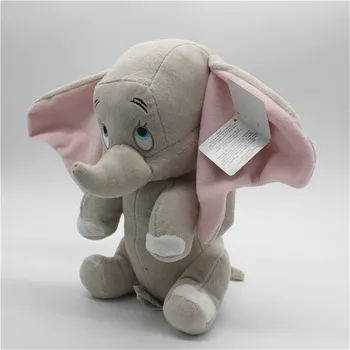 1piece 25cm=9.8 colių originalius baby Dumbo Dramblys Pliušiniai Žaislai Iškamšos, Minkšti Žaislai