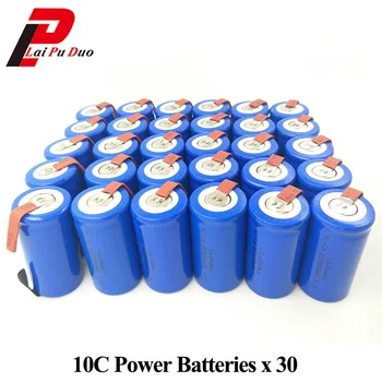 PK Baterija SUBC Įkrovimo Baterija (akumuliatorius 1.2 V, 2200mAh NI-CD 15A Maitinimo Akumuliatorius, HITACHI, Bosch 30 kūrinių, Įtrauktų
