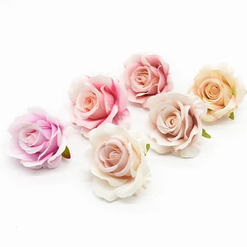 10 Vienetų Dirbtinės rožės Namų dekoro priedai Vestuvių Scrapbooking Festivalis Saldainių dėžutė Foto rekvizitai 