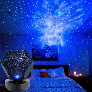 Žvaigždėtas Dangus Naktį Šviesos USB Įkraunama Dangaus Žvaigždė Lempos Kosmosas Dekoro Projektorius Astro Dropshipping Romantiškas Dangus I0Z3