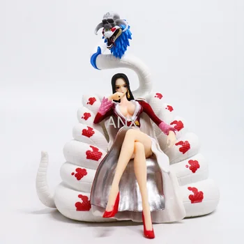 16CM Vienas Gabalas Boa Hancock Pav PVC Veiksmų Anime Seksuali Mergina, išoriniai įrenginiai Kolekcijos Lėlės Modelis, Žaislų vienas gabalas Vaikams Dovanos