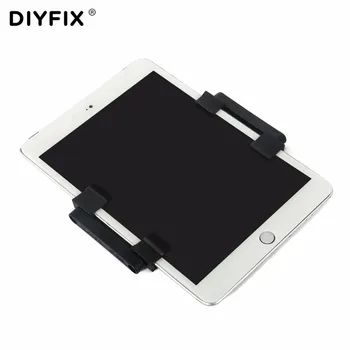 DIYFIX 2vnt Reguliuojami Telefono Stovas Laikiklis LCD Ekrano Tvirtinimo Apkaba Apkabos iPhone 8 7 6s 6 Plius Remonto Darbų Įrankiai