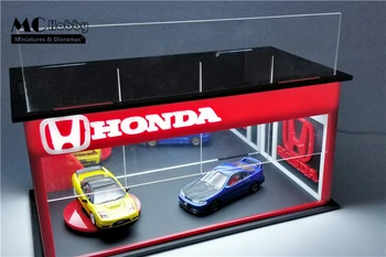 MC Hobis, 1:64 surinkti Led Apšvietimas Diorama Automobiliai Salonuose Garažas 