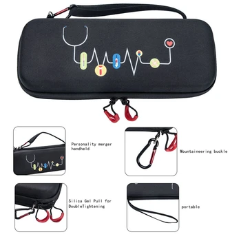 Universalus Stetoskopas EVA Nešiojamų Kelionių Saugojimo Krepšys, lagaminas