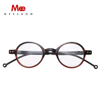 Prekės Skaitymo Akiniai Vyrams, moterims, apvalūs akiniai Europoje Retro stiliaus mados akiniai su dioptrijomis 1673 +1.0 +1.5 +2.0 +2.5