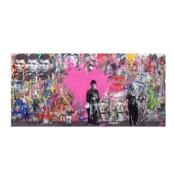 Abstrakti Plakatai ir grafika Grafiti Gatvės Pop Sienos Menas Nuotraukas, Tapybos Sienos Meno Kambarį Namų Dekoro (be Rėmelio)