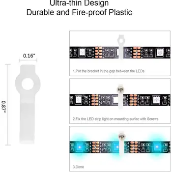 95pcs 5050 4-pin LED Juostelės Jungties Rinkinys su T-Formos L-Formos Juostelės Džemperiai LED Šviesos Juostelės Laido gnybtas Splice