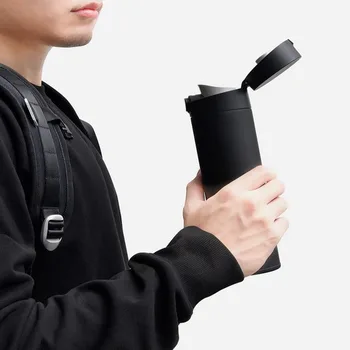 Xiaomi Mijia Termosas Puodeliai Nerūdijančio Plieno Vakuuminis 480ml Kolbą Vandens Nešiojamų Dulkių Buteliui Viena Ranka Pop-up Bžūp Vandens Termosas