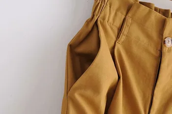 2020 m. Pavasarį Haremo Kelnės Aukštu Juosmeniu Plisuotos Kelnės Cargo Kelnės Moterims Atsitiktinis Streetwear pantalones mujer