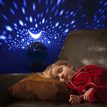 Žvaigždžių Projektorius Star Mėnulis Galaxy Naktį Šviesos diodų (LED) Sukasi Darželio Projektavimo Lempos Miegamojo Puošimas Vaikams Kūdikių Dovanos Vaikams