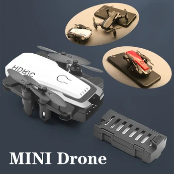 Mini RC Drone su Kamera HD Sulankstomas Sraigtasparnis 0.3 MP Fiksuoto Aukščio Mažų Quadcopter Nuotolinio Valdymo Kišenėje dron-Geriausia Dovana Žaislai