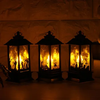 1pcs Helovinas Žvakė su LED Arbata šviesos Žvakės Helovinas Apdailos Namų Šaliai Šviesos Ornamentų Dropshipping /C