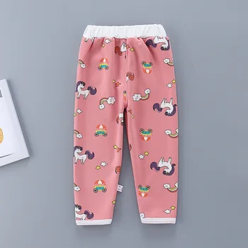Vaikai Pižama Žiemą Vaikams Šiltų Apatinių Komplektas Sleepwear Vaikams Drabužių Rinkiniai Sutirštės Animacinių Filmų Mergaitė Kalėdų Pliušinis Pyjama Berniukai