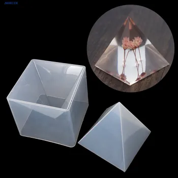 JAVRICK Super Piramidės Silikono Formų Dervos Amatų Papuošalai Kristalų Pelėsių Plastikinis Rėmas