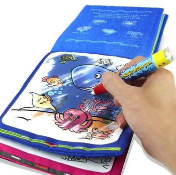 Kūdikių Įspūdį Vaikams Magija Vandens Piešimo Medžiaga Knyga Doodling Tapybos Žaislas Pakartokite Dažymo Vaikų Ankstyvojo Lavinimo Žaislai