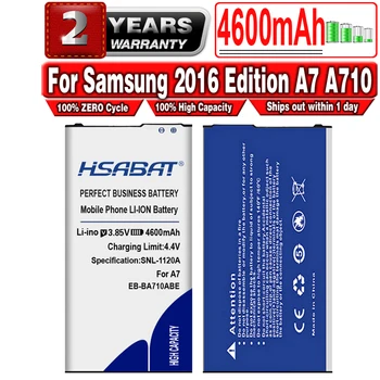 HSABAT Naujas 4600mAh EB-BA710ABE Baterijos Samsung GALAXY 2016 Edition A7 A710 A710F A7100 A7109