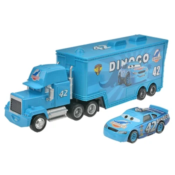 Visiškai Nauja 2 Vnt/Set Disney Pixar Cars 3 Žaibas Mcqueen Mack Dėdė Sunkvežimių Surinkimo 1:55 Diecast Modelio Automobilių Žaislas Mergaitėms Dovanų
