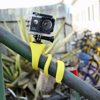 Bananų Pod Lankstus Aštuonkojai Mini sporto Fotoaparato Trikojo stovo Selfie Stick Gopro Hero5 4 3+Sesijoje Xiao Mi Yi SJCAM už iPhoneX