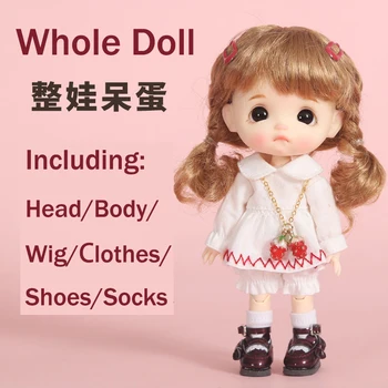 Mados 1/8 BJD Doll Galva su DDF įstaiga,perukas,lėlės, drabužiai,batai,kojinės lėlės priedai 1/12 bjd ob11 drabužius bjd perukas 1/8
