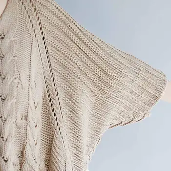 Plus Size Batwing Megzti Megztinis 2020 M. Rudens-Žiemos Drabužių Viršūnes Moterų Nauja Negabaritinių Megztiniai Prarasti Vintage Megztinis