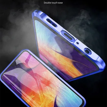 Magnetinės Metalo Case For Samsung Galaxy S20 FE A51 A71 20 Pastaba Ultra 10 Pro A50 A70 M21 A21S A31 M31 A11 S8 S9 S10 Plius Lite