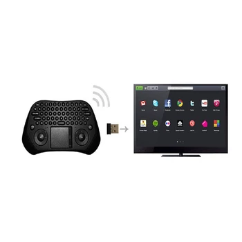 Measy GP800 2.4 GHz, Belaidis Žaidimų Klaviatūra Smart Oro Pelės Tochpad Nuotolinio Valdymo Android TV Box / Laptop / Tablet PC