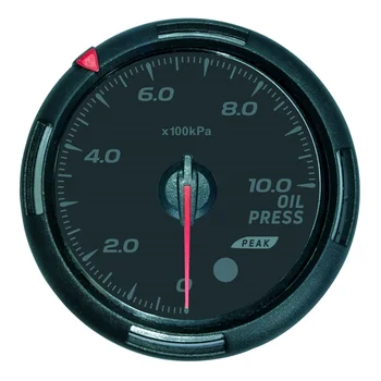 64 spalvų 60mm turbo pripūtimo manometras automobilinis tachometras Volt vandens temp alyvos temperatūra naftos paspauskite aps / min vakuumas auto matuoklis matuoklis
