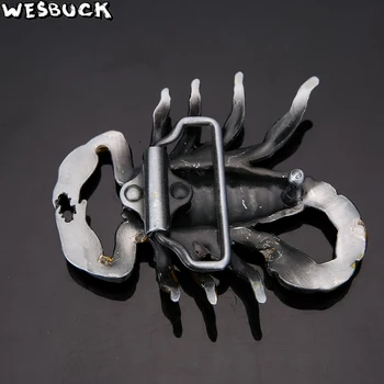 WesBuck Prekės ženklas Skorpionas Diržo Sagtis Germanų Stiliaus Metalo Sagtis Už 4cm Pločio Diržas Vyrams, Moterims, Aksesuarai, Džinsai Prabanga Hebilla