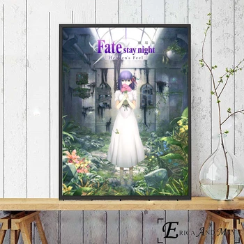 Fate Stay Night Anime Mergina Plakatas Spaudinių Naftos Tapyba Ant Drobės, Sienos Meno Freskomis Nuotraukas, Miegamasis Apdailos Nr. Įrėminti