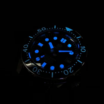 STEELDIVE vyrų dive laikrodžiai vyrams automatinis mechaninis laikrodis 20ATM vandeniui laikrodis Šveicarija šviesos keraminiai rėmelio laikrodis