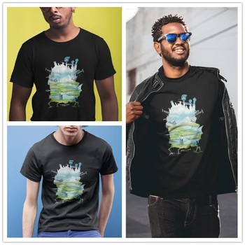 Howl Marškinėliai Howl ' s Moving Castle T-Shirt 100 Medvilnės Įdomus Tee Shirt Grafikos Streetwear 5x Vyrų Marškinėlius