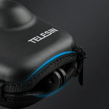 TELESIN Nešiojamas Mini EVA Maišelį Nešiojamą Raštas dėklą už GoPro Max 360 Veiksmo Sporto Fotoaparato Priedai