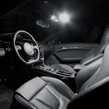 Xukey Baltas Automobilis LED Salono Apšvietimas Rinkinys, Skirtas 