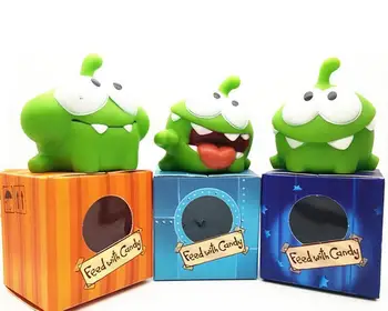 1 kikker vinilo, gumos android spel pop snijkraad om nom saldainiai verslindende monstras speelgoed figuur kūdikių bb geluid speelgoed
