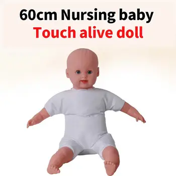 Didelė! 60cm lėlės traukinio Naudotis Lėlės, Imitavimo Baby Doll Namų ruošos paprasta Slaugytoja Mokymo Lėlės Slaugos Treneris Lėlė Baby