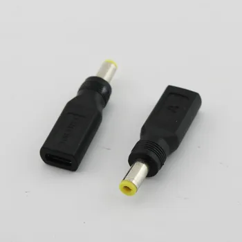 3pcs USB 3.1 C Tipo USB-C Moterų 4,8 mm x 1,7 mm Male DC Maitinimo Mokestis Įkrovimo Adapteris Adapteris Jungtis