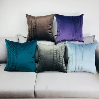 Aksomo, dekoratyvinės pagalvėlės, Sofos Juosmens Mesti pagalvėlė padengti 45x45cm Namų Dekoro Pagalvėlių Apvalkalus sofa