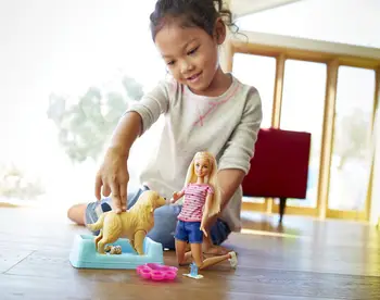 Originali Barbie Lėlės Žaislas Naujagimių Šuniukų Lėlės ir Gyvūnai Kūdikių Žaislas, Lėlė Barbė Reikmenys, Žaislai, Mergaičių Drabužius Lėlėms Juguetes