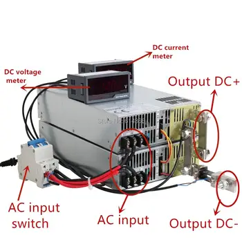 36V maitinimo 36V remia 0-5V analoginis signalas kontrolės PLC kontrolės 0-36V reguliuojamas maitinimo transformatorius AC110/220/380V