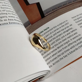 GHIDBK 925 Sterlingas Sidabro Pradinio Žiedai su Raide N arba J Aukso Reguliuojamas Širdies Apskritimą, Kvadratą Žiedas Geometrinis Pareiškimą Žiedas