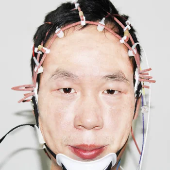 Aukštos kokybės suaugusiųjų EEG skrybėlę ,Reguliuojamas EEG bžūp taikomos elektrodo kabelį,dydis L/M/S