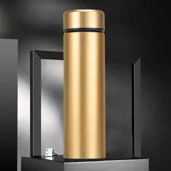 Vandens Butelis Nerūdijančio Plieno Termosas Puodelio Vakuuminės Kolbos Šilumos Išsaugojimo Arbatos Kiaurasamtis Atskyrimo Infuser Mygtuką Nešiojamų Puodelis