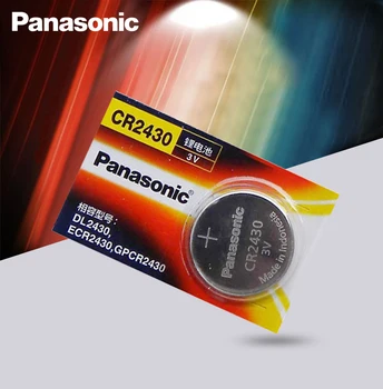 100vnt Originalaus Panasonic CR2430 CR 2430 3V Lithium Button Cell Baterijos Monetos Baterijas Laikrodžiai,laikrodžiai,klausos