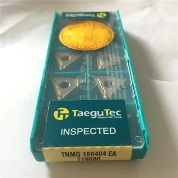 TNMG160404-EA TT9080 Originalus TAEGUTEC karbido įterpti su geriausios kokybės 10vnt/lot nemokamas pristatymas