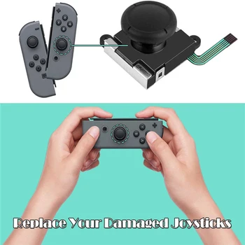 12 1 Pakeitimas 3D Analog Joystick Nykščio Stick Nintendo Jungiklis Pro Con Valdytojas Jutiklio Modulis Nintendo Lite Jungiklis